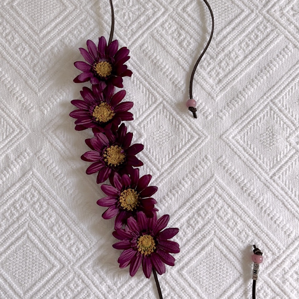 3 for $20 || That Madonna Girl purple flower halo hair band
